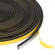 Egofix Weather Stripping Door Seal Strip,Black Weatherproof Foam Tape Insulat...