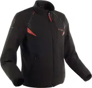 Bering Warmor heatable Textile Jacket, black-red, Size XL for Men Black Red