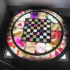 Mix Agate Stone Accent Chess Table / Agate Stone Coffee/Dining (Customisable)