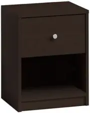 Brown 1 Drawer Nightstand, Bedside Table, Bedroom Furniture, Side Table
