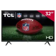 TCL 32 ” Inch Class 3 SERIES HD LED SMART ROKU Black TV 32S331 Dolby Audio