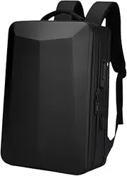 MagiDeal Hard Shell Laptop Backpack, Men Gaming Backpack,Travel Backpack, Computer Gaming Laptop Bag for Working, Business, Daily, Black 17inch