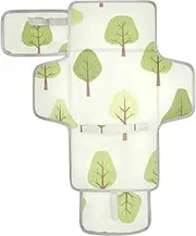 Reusable Diaper Changing mat with Tissue Pocket Portable Diaper Changing pad for Moms, Dads