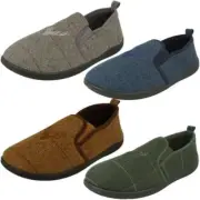 Mens Padders Huntsman Stag Detailed Slipper