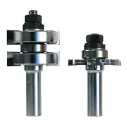 Freud Adj Tongue & Groove Router Bit Set w/1-3/4" Dia, ½" Shank (99-036)