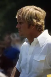 Jack Nicklaus looking on during Thursday play at Oakmont Cou - 1973 Old Photo