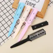 hairdressing tool barber scissor hair cut styling razor magic blade comb3DD
