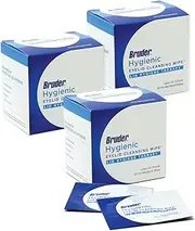 Bruder Eyelid Cleansing Wipes, 30 Count (Pack of 3), Hygienic Eye Care for Removing Excess Oil and Debris from Eyelids and Lashes, Rinse-Free, Unscented, Adults