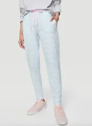 NEW PETER ALEXANDER BABY BLUE CHECK EASY PJ PANTS XL RRP$69.95