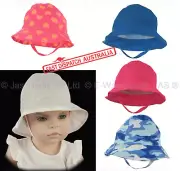 Girl Boy Toddler Baby Kids Bell Beach Outdoor Bucket Sun Cap Hat Chin Strap