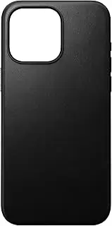 Nomad Modern Ecco Leather Case for iPhone 15 Pro Max, Black