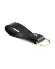 Royce New York Leather Loop Key Fob