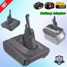 Adapter For Makita Milwaukee DeWalt 18V Battery Convert To Dyson V7 V8 Cordless
