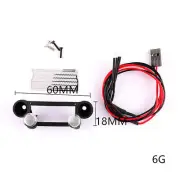 Front Face Light With Metal Water Tank Sheet LED Part Fit for 1/24 Axial SCX24