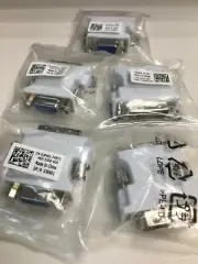 5x New Dell DP/N 0J8461 OJ8461 Male DVI-I Single Link to VGA Video Adapter