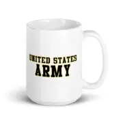 U.S. Army Armor 15 Ounce White Mug
