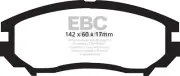 EBC Brakes DP41755R Yellowstuff Street And Track Brake Pads Fits 04-08 Tiburon