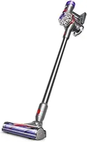 [Dyson] V8 Stick Vacuum Cleaner, Black, Whole Machine Filtration, Direct-Drive Cleaner Head, Carpeted & Hardwood Floors, Pet Hair Removal