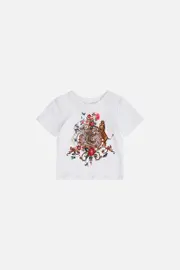 BABIES SHORT SLEEVE TEE LEOS BOUQUET
