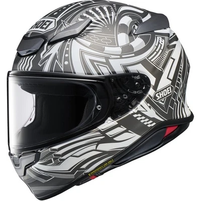 Shoei Helmets Silver/White RF-1400 Beaut TC-6 Helmet R140BEAUT 6 4 S