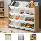 Oikiture Kids Toy Box Organiser Display Shelf Storage Rack Drawer