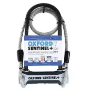 Oxford Sentinel Duo 14Mm Ulock With 12M Steel Cable