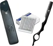 XE Hair Styling Hairdressing Thinning Razor - Stainless Steel Thinning Comb, Ideal Feather Styling Razor, Texture and Layering Hair Razor for Salon and Home Use