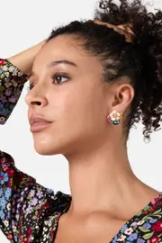 Gem & Flower Studs