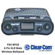 Clear-Com FreeSpeak FSII-BP19-X4 InterCom Beltpack XLR-4M 1.9Ghz New+Warranty