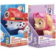 Paw Patrol Toy Marshall & Skye Action Blast Off Bubble Blowers Nickelodeon NEW