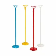 Colorful Balloon Sticks W Stands, Party Decor, 12 Pieces