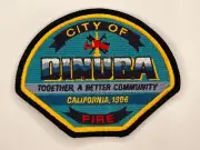 City Of Dinuba California Fire Department Firefighter Patch