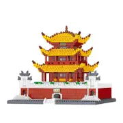 Catzon 2600 Pcs Micro Mini Blocks Chinese Yueyang Tower Model for Adults Kids