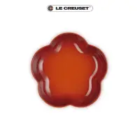 在飛比找momo購物網優惠-【Le Creuset】瓷器花型盤-中(火紅辣椒)