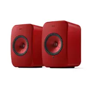 KEF LSX II Wireless HiFi Speakers Pair (Lava Red)