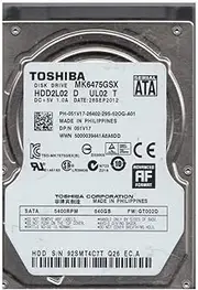 Toshiba 2.5" 640GB SATA HDD (MK6475GSX) (Renewed)