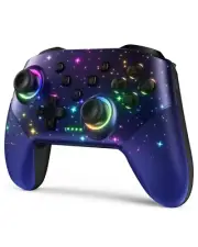 Switch Controller, LED Star Wireless Pro Controller Compatible with Switch/Lite/