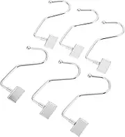 BCOATH Iron Desktop Bag Holders 6 Pack Xmas Stocking Holders Table Desk Hooks Hanging Hooks Elegant Holiday Decorations