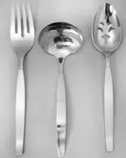 FROSTFIRE by Oneida Community 3 Piece Serving Set NEW NEVER USED made in USA