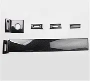 Car Dashboard Air Outlet Vent Panel Cover Trim Sticker for Evoque 2012-2018 Trim Interior (Color : Carbon Black)