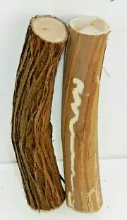 2 Grapevine Wood Section Stick Driftwood Nature Decor Crafts 1 1/8~1 1/4"D 6"L