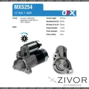 MXS254-OEX Starter Motor 12V 8Th CW Mando Style For MITSUBISHI Triton, MK