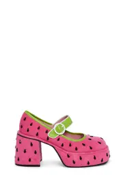 [Dolls Kill] Fruit Fusion Platform Mary Janes - Watermelon (Fairfax)