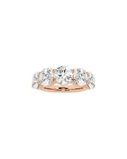 14K Rose Gold 5.00 ct. tw. Lab-Grown Diamond Ring