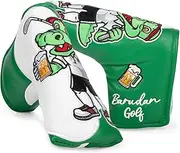 Barudan Golf Blade Putter Cover Headcover Magnetic, Green Fun Putter Head Cover fits for Men Golfer fits for Scotty Cameron Blade Putters