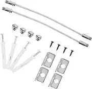 KITANDOVE 2 Sets Anti-Falling Fixator for Door Safety Babyproofing Furniture Anchors Kit