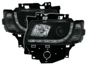 Mga headlight LED DRL Maghanap for VW T4 96-03 BUS Daylight Black LPVWB6WS XINO