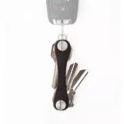 BLACK Aluminium Key Holder Keyring Swiss Army MultiTool EDC 250+ Sold