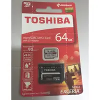 在飛比找蝦皮購物優惠-TOSHIBA 64g microSDXC UHS-I U3