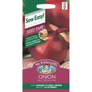Mr Fothergill's Red Onion Seed Tape